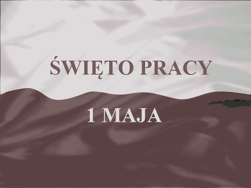 Duża flaga Polski 1 Maja